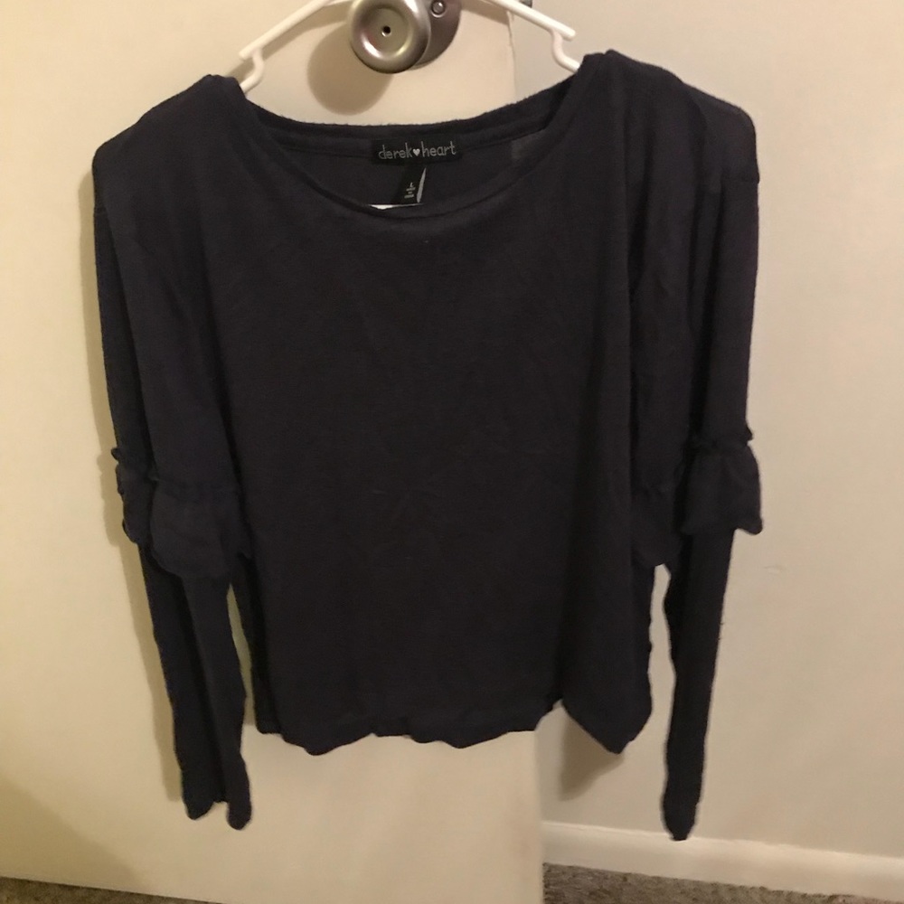 Derek Heart Blue long sleeve shirt